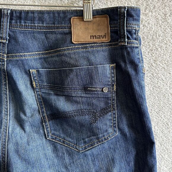 Mavi Jeans Zach Straight Leg Dark Blue Men's Size 38x31 (Tag 36x32) - Picture 3 of 12